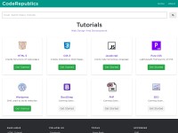 Desktop screenshot for coderepublics.com