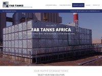 Desktop screenshot for fabtanks.co.za