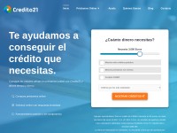 Desktop screenshot for credito21.es