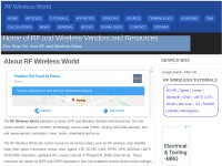 Desktop screenshot for rfwireless-world.com