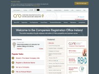 Desktop screenshot for cro.ie
