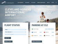Desktop screenshot for clevelandairport.com
