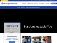 Desktop screenshot for heritage.edu