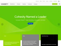 Desktop screenshot for cohesity.com