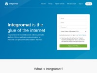 Desktop screenshot for integromat.com