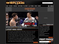 Desktop screenshot for sherdog.com