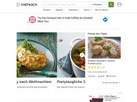 Desktop screenshot for chefkoch.de