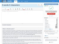 Desktop screenshot for wordcounter.net