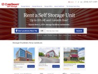 Desktop screenshot for cubesmart.com