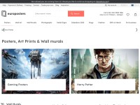 Desktop screenshot for europosters.eu