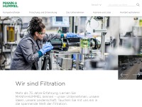 Desktop screenshot for mann-hummel.com