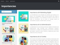 Desktop screenshot for importanciade.com