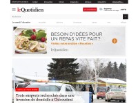 Desktop screenshot for lequotidien.com