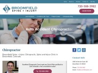 Desktop screenshot for broomfieldspine.com