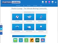 Desktop screenshot for punterslounge.com
