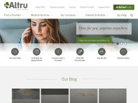 Desktop screenshot for altru.org