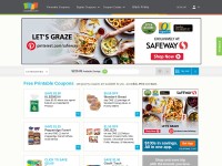 Desktop screenshot for coupons.com