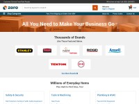 Desktop screenshot for zoro.com