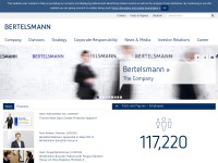 Desktop screenshot for bertelsmann.com