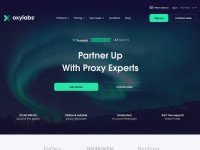Desktop screenshot for oxylabs.io