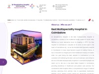 Desktop screenshot for sriramakrishnahospital.com