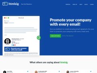 Desktop screenshot for htmlsig.com