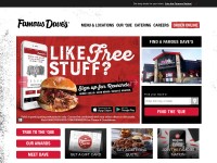 Desktop screenshot for famousdaves.com