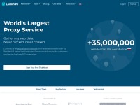 Desktop screenshot for luminati.io