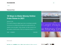 Desktop screenshot for techorater.blogspot.com