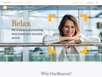Desktop screenshot for onebeacon.com