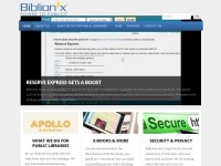 Desktop screenshot for biblionix.com