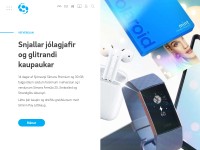 Desktop screenshot for siminn.is