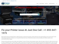 Desktop screenshot for printererrorsupport.com