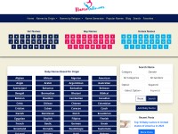 Desktop screenshot for namecutie.com