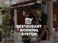 Desktop screenshot for easytablebooking.com