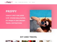 Desktop screenshot for preppywallpapers.com