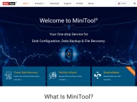 Desktop screenshot for minitool.com