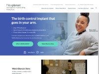 Desktop screenshot for nexplanon.com