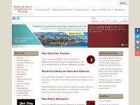Desktop screenshot for aacap.org