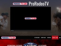 Desktop screenshot for prorodeotv.com