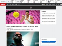 Desktop screenshot for espn.com
