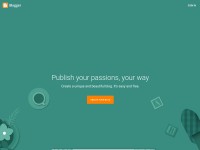 Desktop screenshot for blogger.com