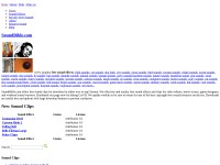 Desktop screenshot for soundbible.com