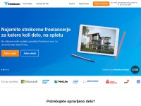 Desktop screenshot for freelancer.si