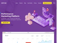 Desktop screenshot for affise.com