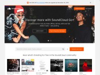 Desktop screenshot for soundcloud.com