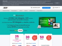 Desktop screenshot for izzi.mx