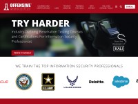 Desktop screenshot for offensive-security.com