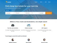 Desktop screenshot for busbud.com