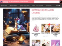 Desktop screenshot for peluche-licorne.fr